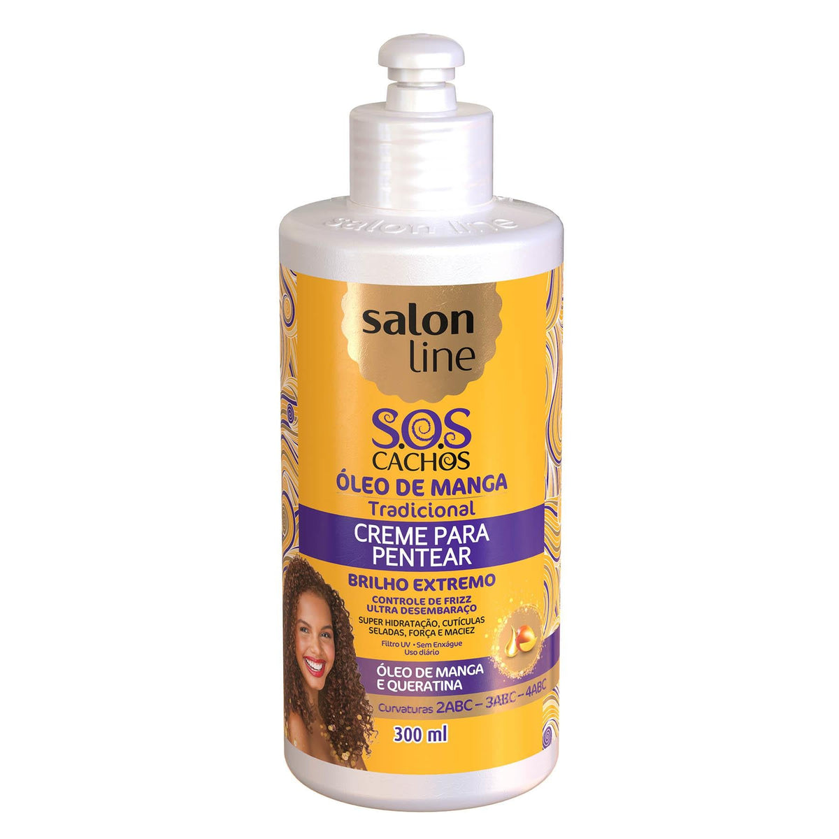 Salon Line SOS Cachos Mango Oil Leave in 2ABC 3ABC 300ml