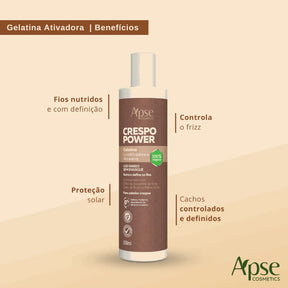 Crespo Power Activating and Moisturising Gelatine 300ml - Conditioning Action