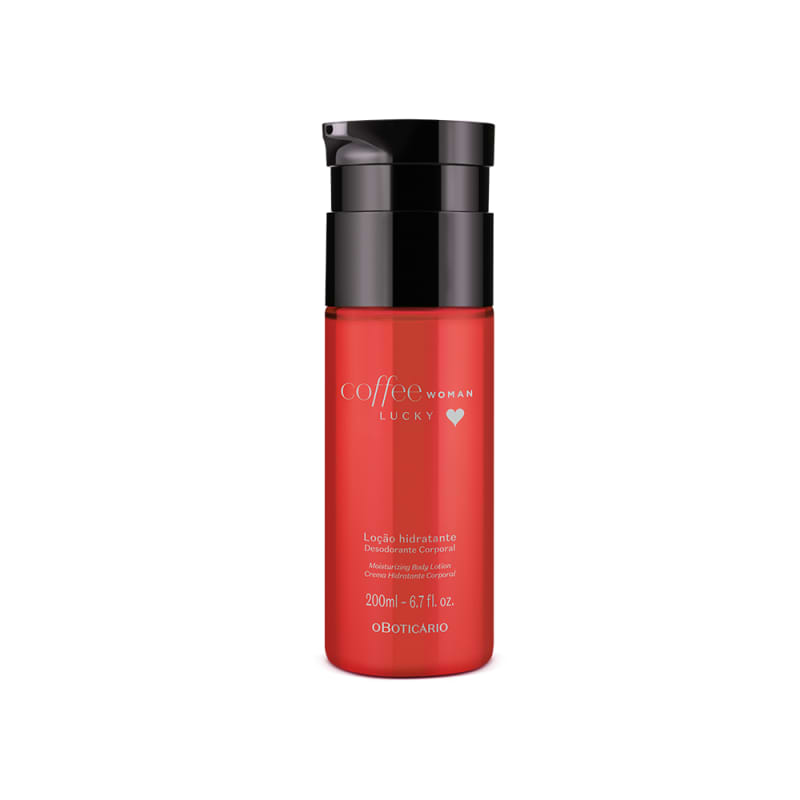 Coffee Woman Lucky Moisturizing Deodorant Body Lotion 200ml