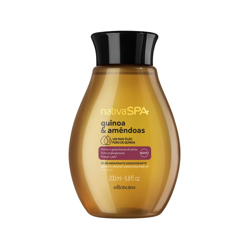 Nativa Spa Quinoa And Almond Hydrating Body Oil 200ml - O Boticario