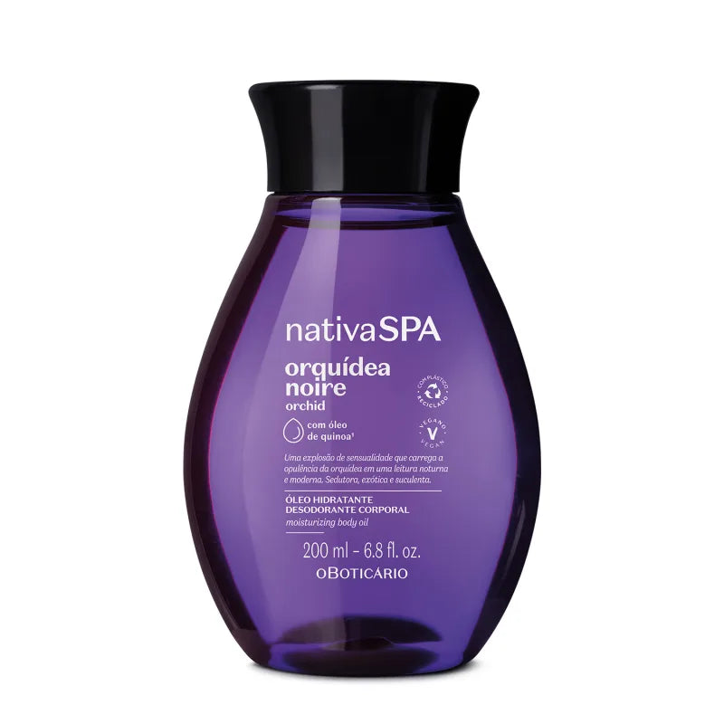 Nativa SPA Orquídea Noire Body Deodorant Moisturizing Oil 200ml