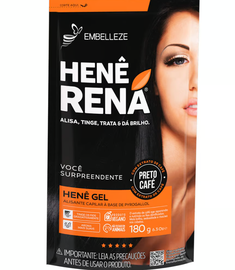 Rená Henê Preto Café - 180g
