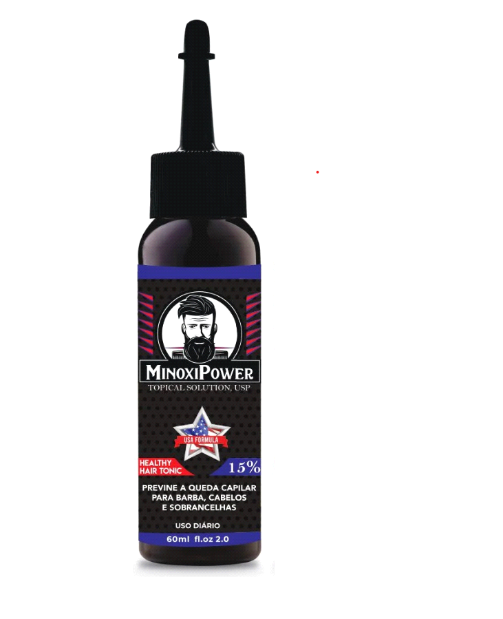 Tônico de crescimento barba, cabelo e sobrancelha - 60ml