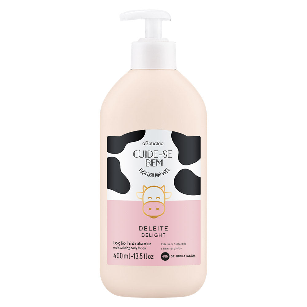 Cuide-Se Bem Deleite Moisturizing Lotion, 400 ml - O Boticario 