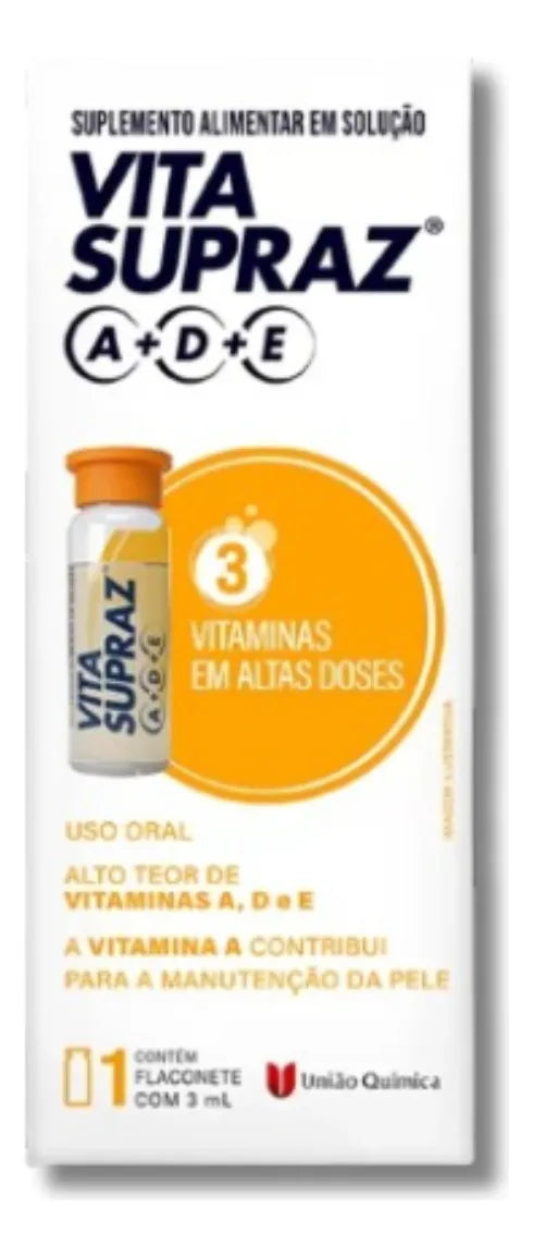 Vita Supraz A, D e E Flaconete Tasteless with 3ml