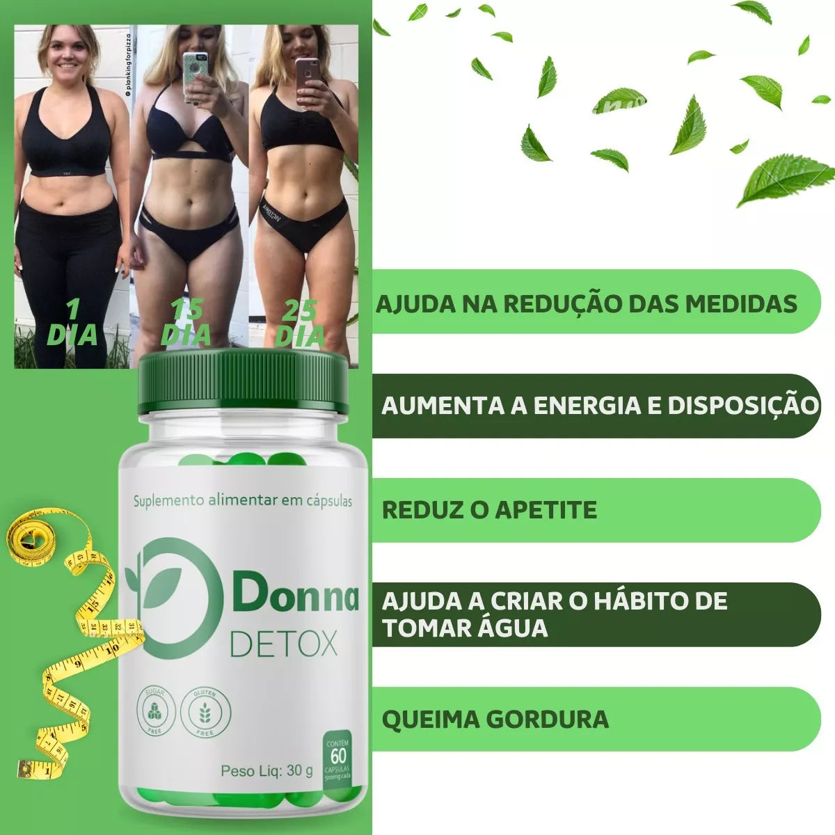 Suplemento Donna Detox 60 CAPS