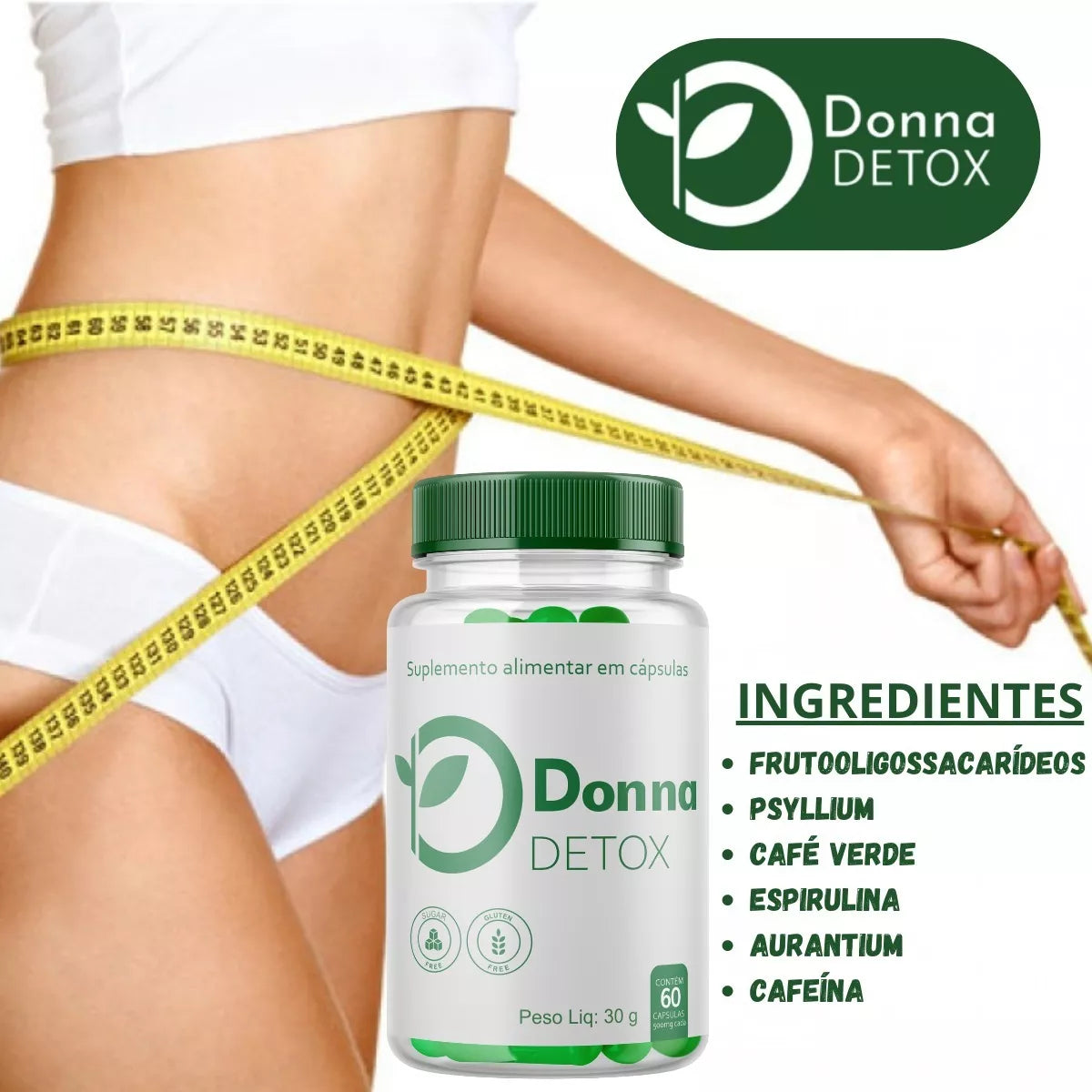 Suplemento Donna Detox 60 CAPS