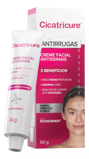 Creme Facial Antissinais Bio-regenext Cicatricure Tipo de pele Normal - 50g