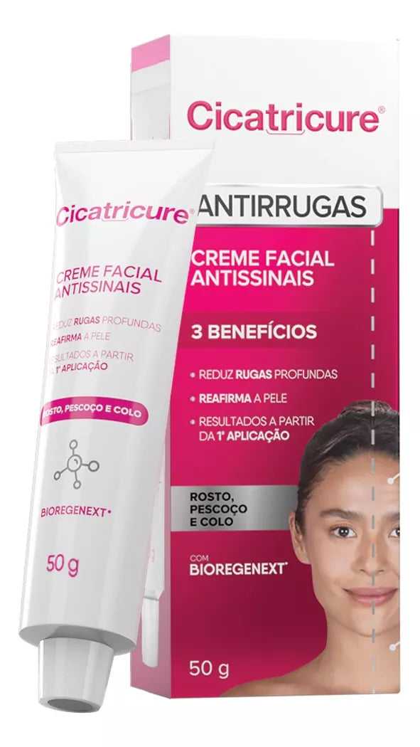 Creme Facial Antissinais Bio-regenext Cicatricure Tipo de pele Normal - 50g