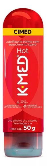 Gel Lubrificante Íntimo K-Med Hot - 50g