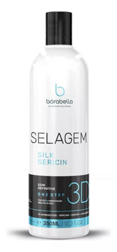 Borabella Selagem Semi Definitiva 3D Seda Sericina - 350ml