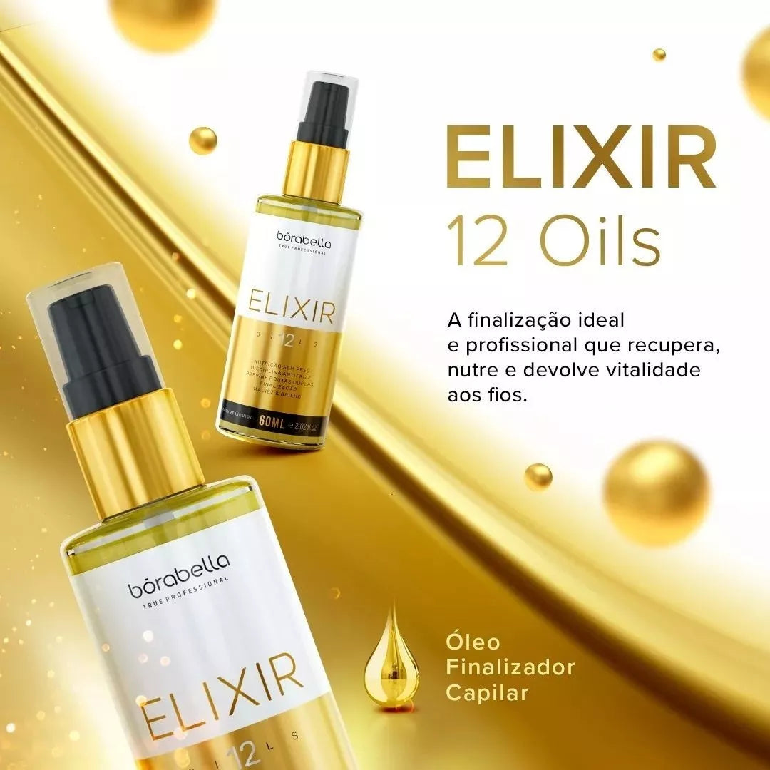 Bórabella Elixir 12 Oils Finishing Hair Oil - 60ml