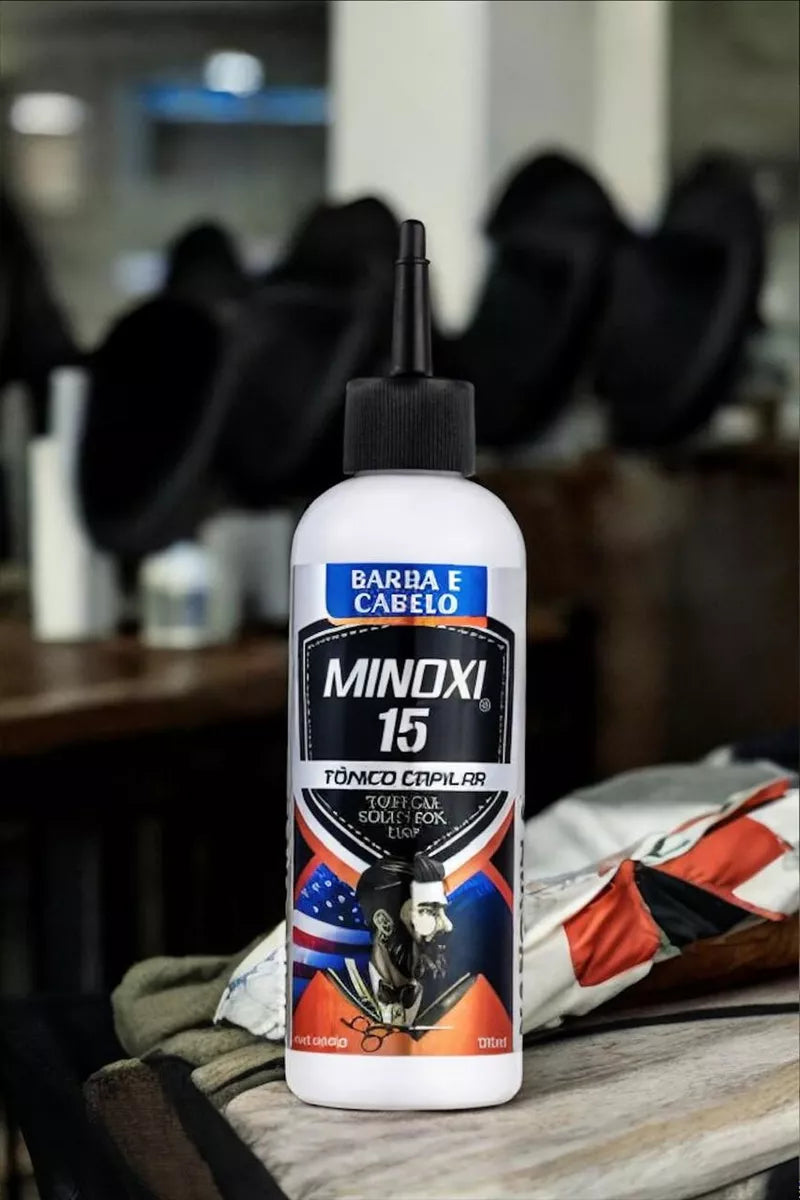 Tônico Capilar Minoxi 15 Barba E Cabelo - 120ml