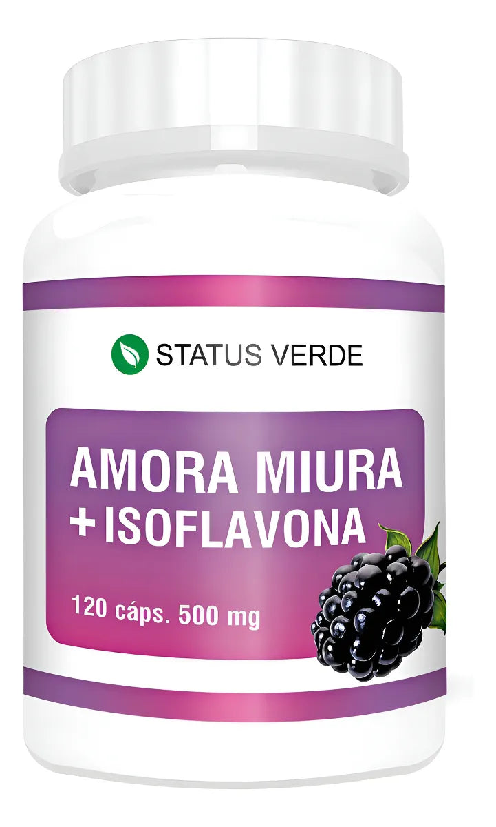 Amora Miura + Isoflavona 120 Cápsulas 500mg - Status Verde