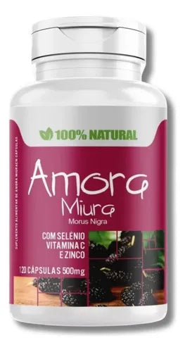 Amora Miura 120 Caps 500mg Mulher 100% Natural