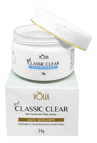 Gel Classic Clear Vòlia Nail Auto Nivelante Led/uv 24g