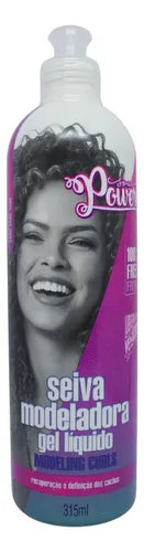 Seiva Modeladora Soul Power Modeling Curls Gel Líquido Fragrância Do Tratamento Seiva Modeladora