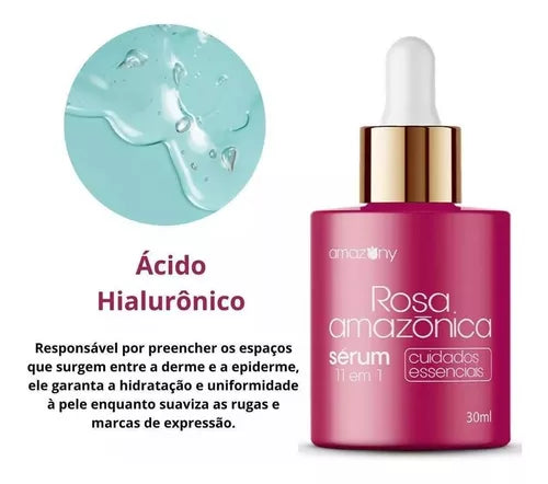 Sérum Rosa Amazônica Rosa Mosqueta 100% Original - 30ml