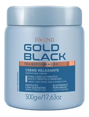 Amend Gold Black Straightening Kit (2 Products)