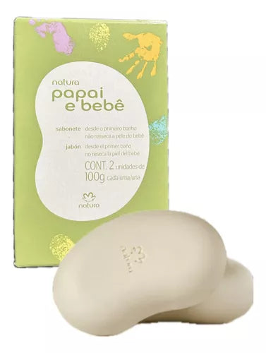 Sabonete Em Barra Papai E Bebê Natura - 2un 100g cada