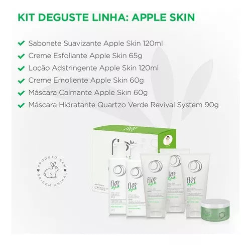 Kit Limpeza Facial Degust Beauty Face Fler - 6 itens