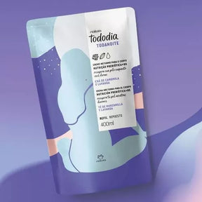 Refil Creme Noturno Para o Corpo Tododia Chá de Camomila e Lavanda 400ml