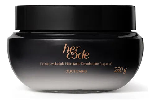 Creme Aveludad Hidratante Corporal Her Cod 250g O Boticário