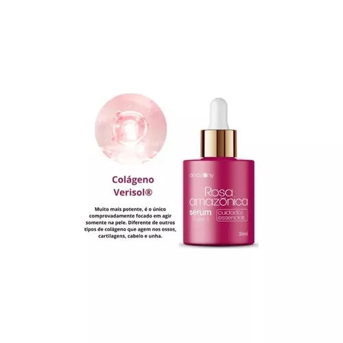 Sérum Rosa Amazônica Rosa Mosqueta 100% Original - 30ml