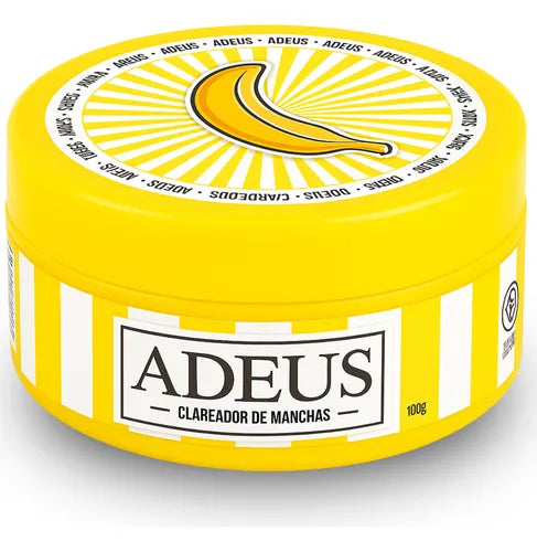 Creme Adeus Clareador De Manchas Virilhas Axilas Pele Suave Banana Suave