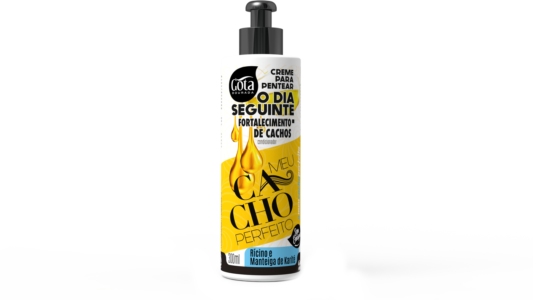 Creme para pentear O dia Seguinte Rícino e Manteiga de Karité 300ml