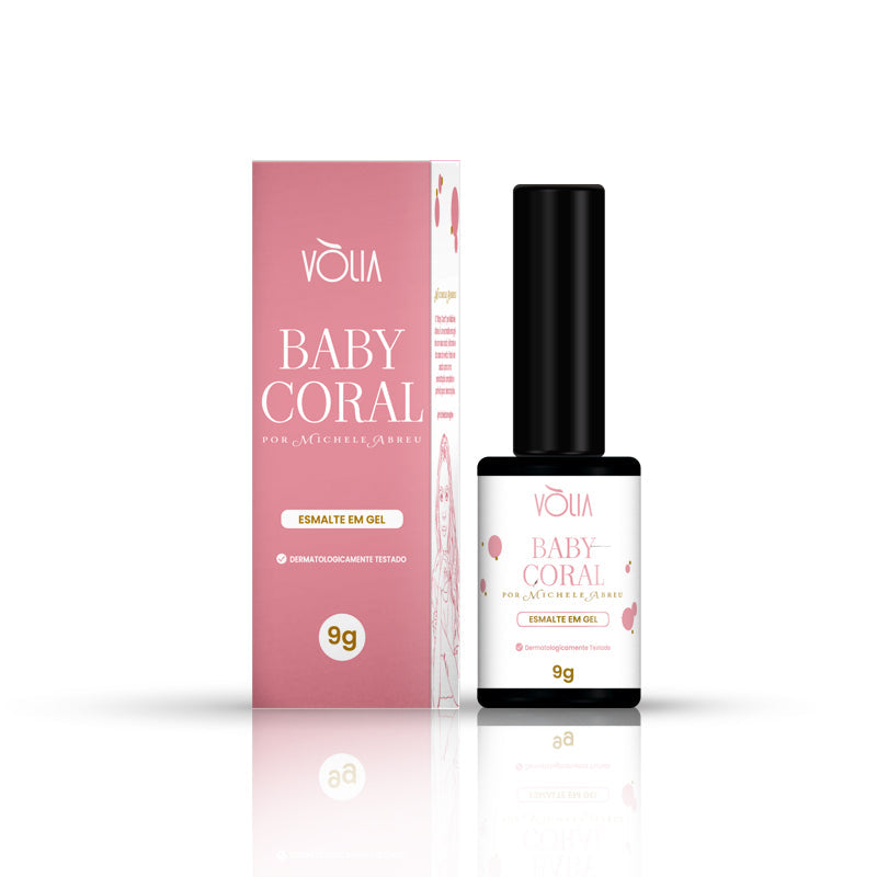 Esmalte Em Gel Vòlia Baby Coral - 9g