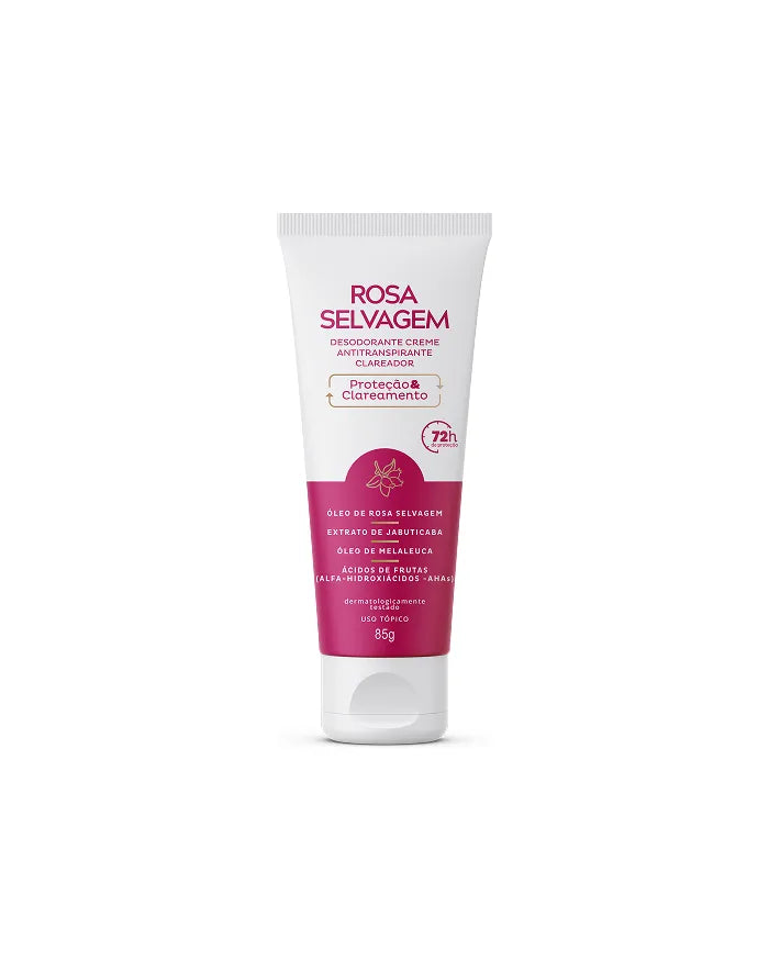 Desodorante Creme Antitranspirante Rosa Selvagem - 85g