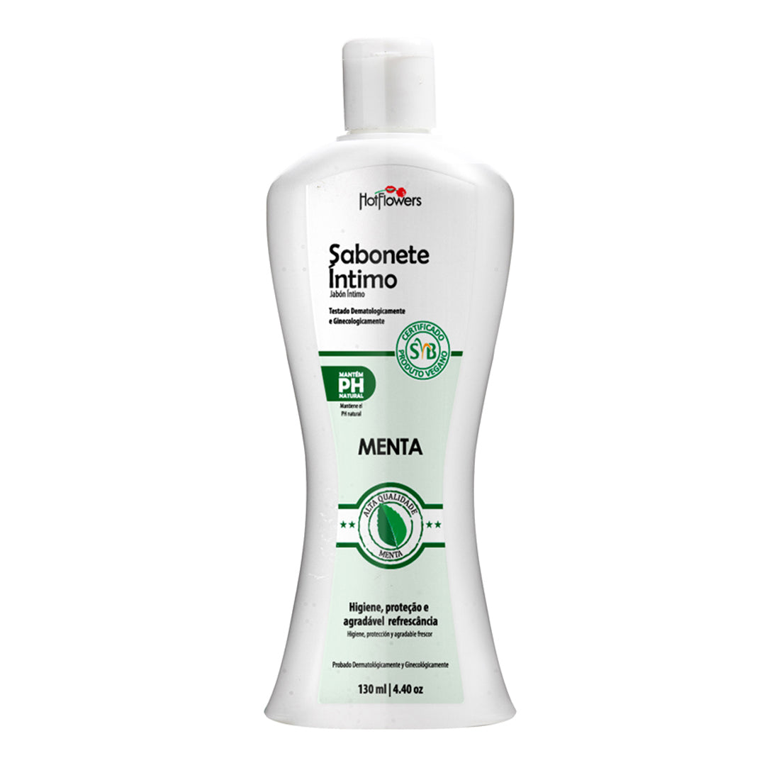 Sabonete Intimo Morango Com Champanhe Hot Flowers - 130ml