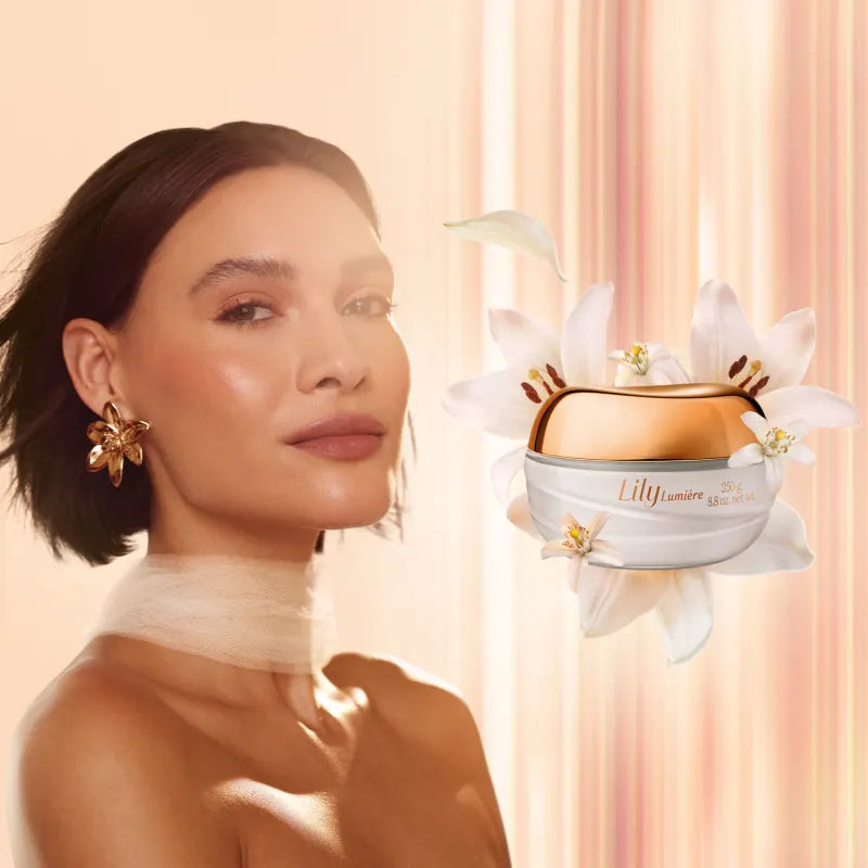 Lily Lumiere satin moisturising Body Cream - 250g