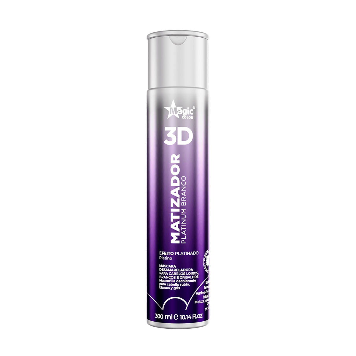 Matizador 3D Platinum Branco - Efeito Platinado