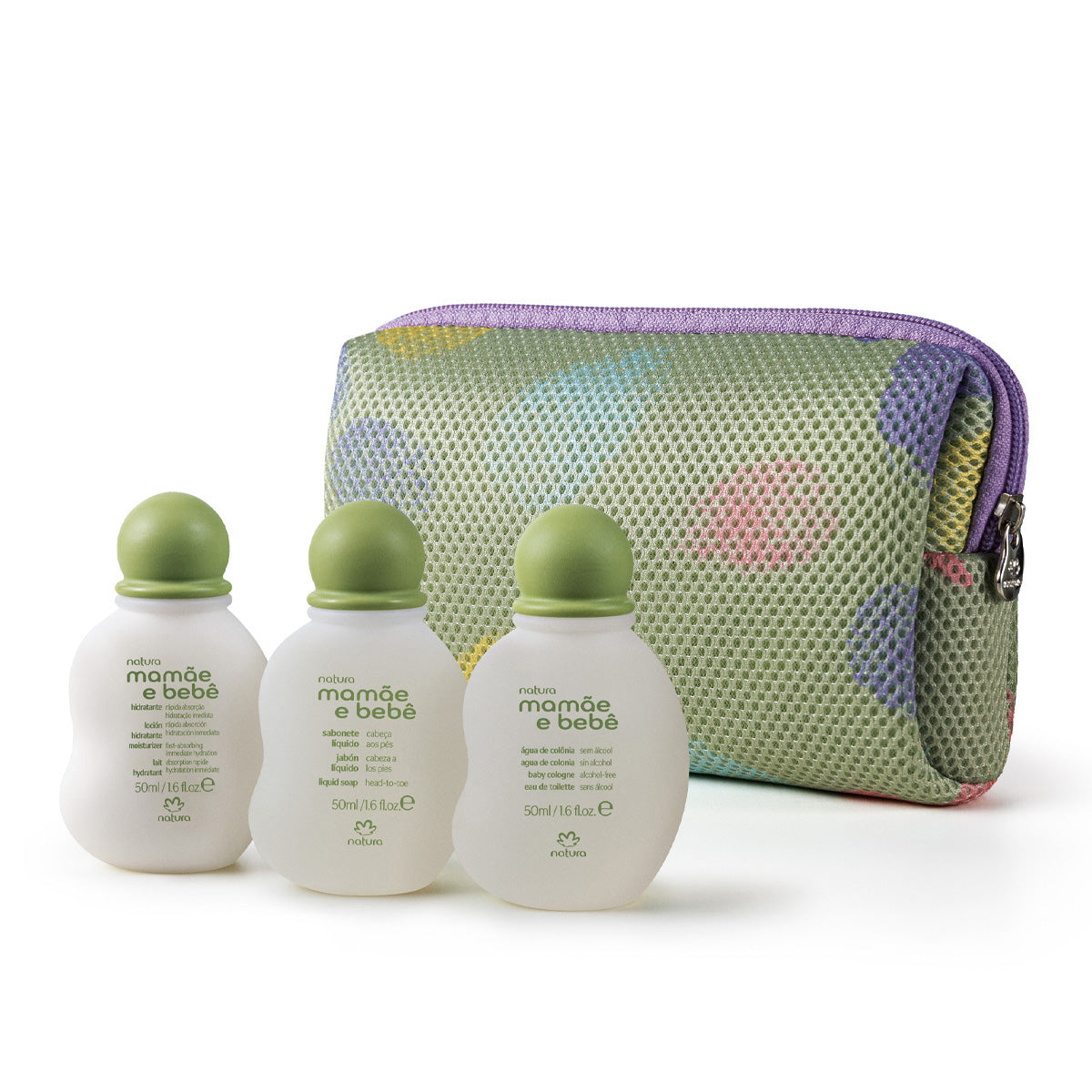 Kit Miniatura Mamãe e Bebê com Nécessaire