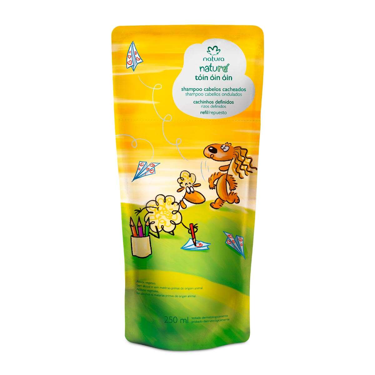 Refil Shampoo Cabelos Cacheados Tóin Óin Óin Natura Naturé - 250ml