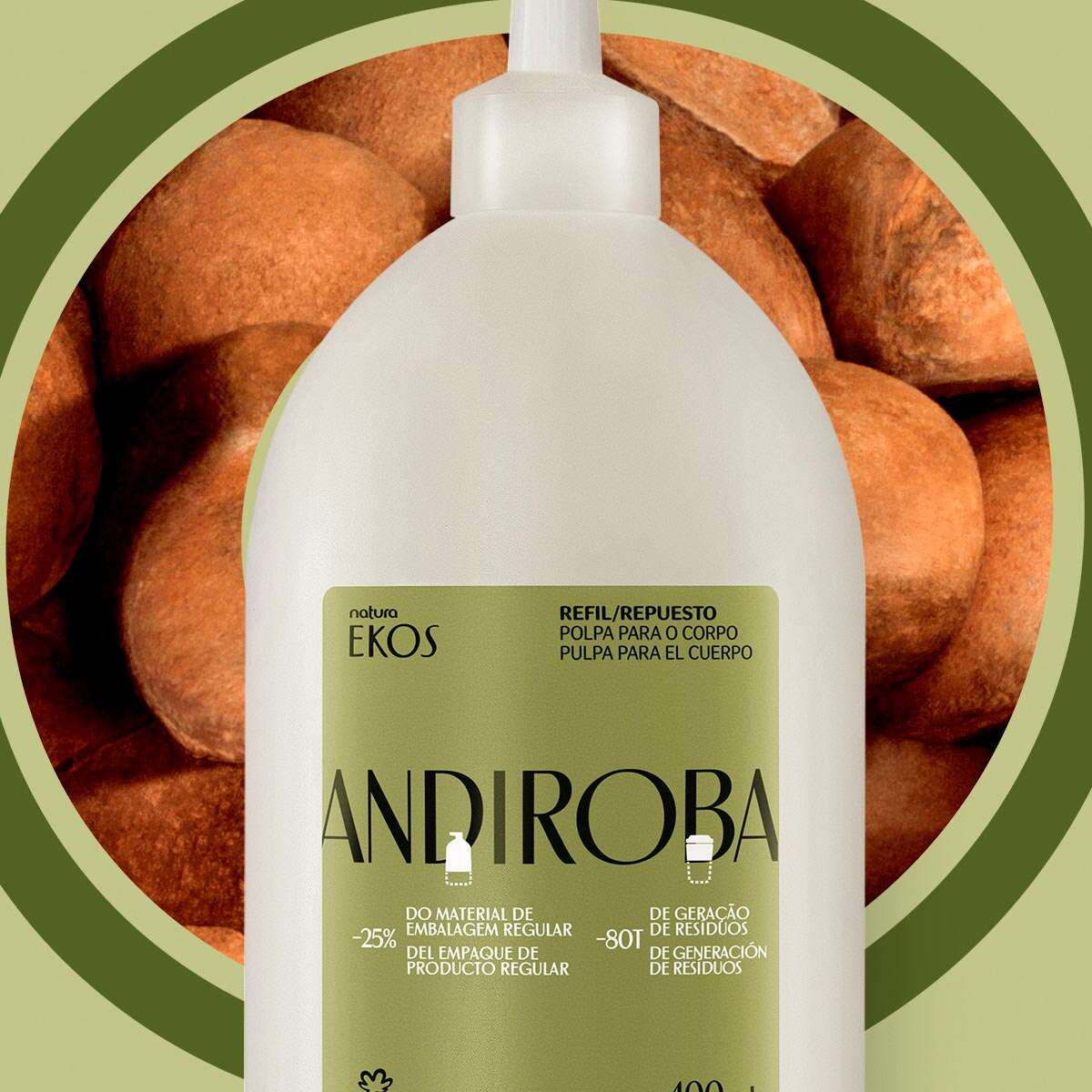 Ekos Andiroba Refil Hidratante Corporal 400ml