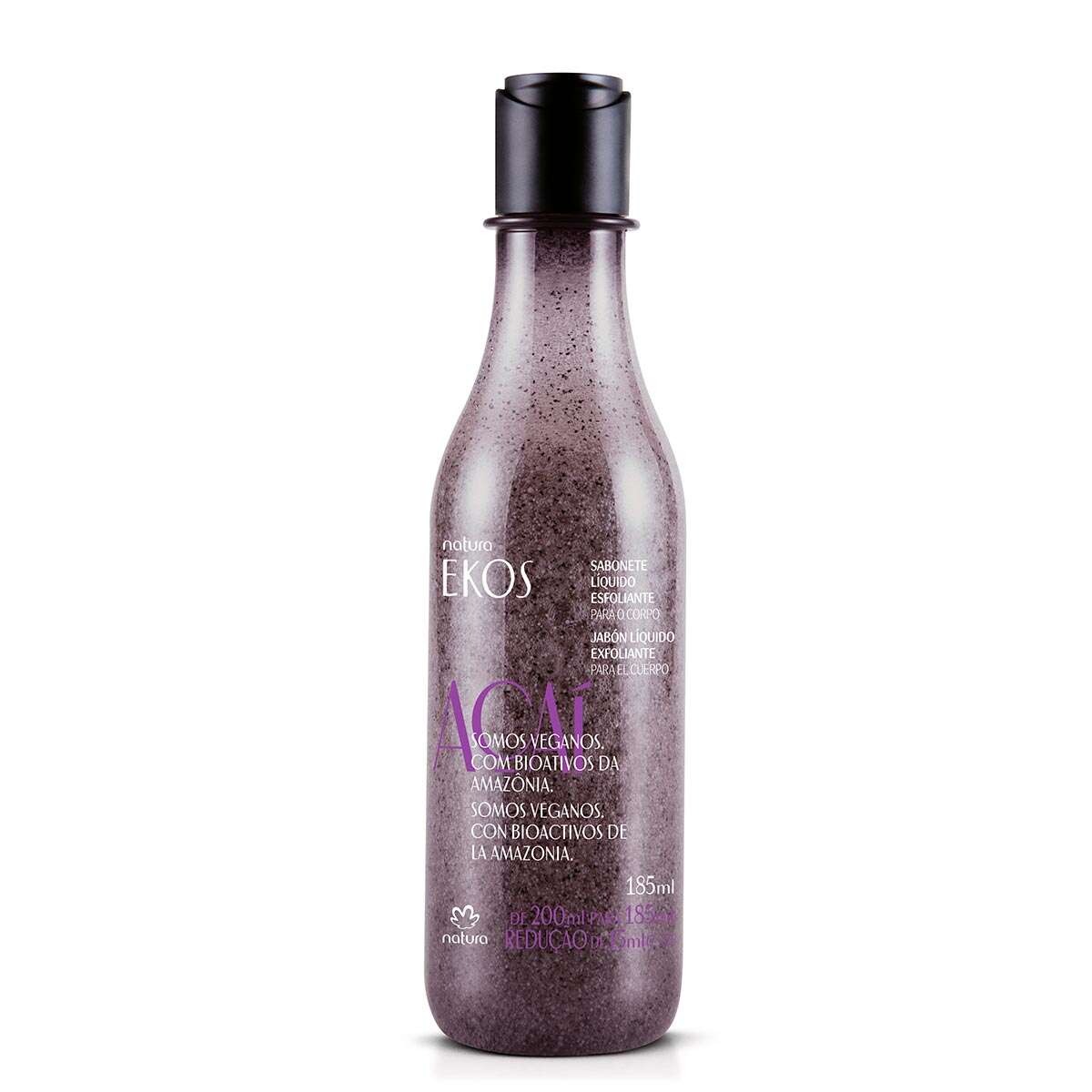 Sabonete Líquido Esfoliante Corporal Ekos Açaí - 185 ml