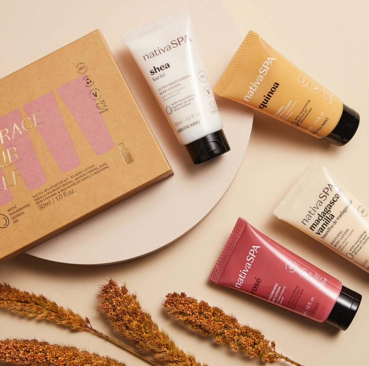 KIT MINI Nativa Spa’s Body Creams Embrace Yourself