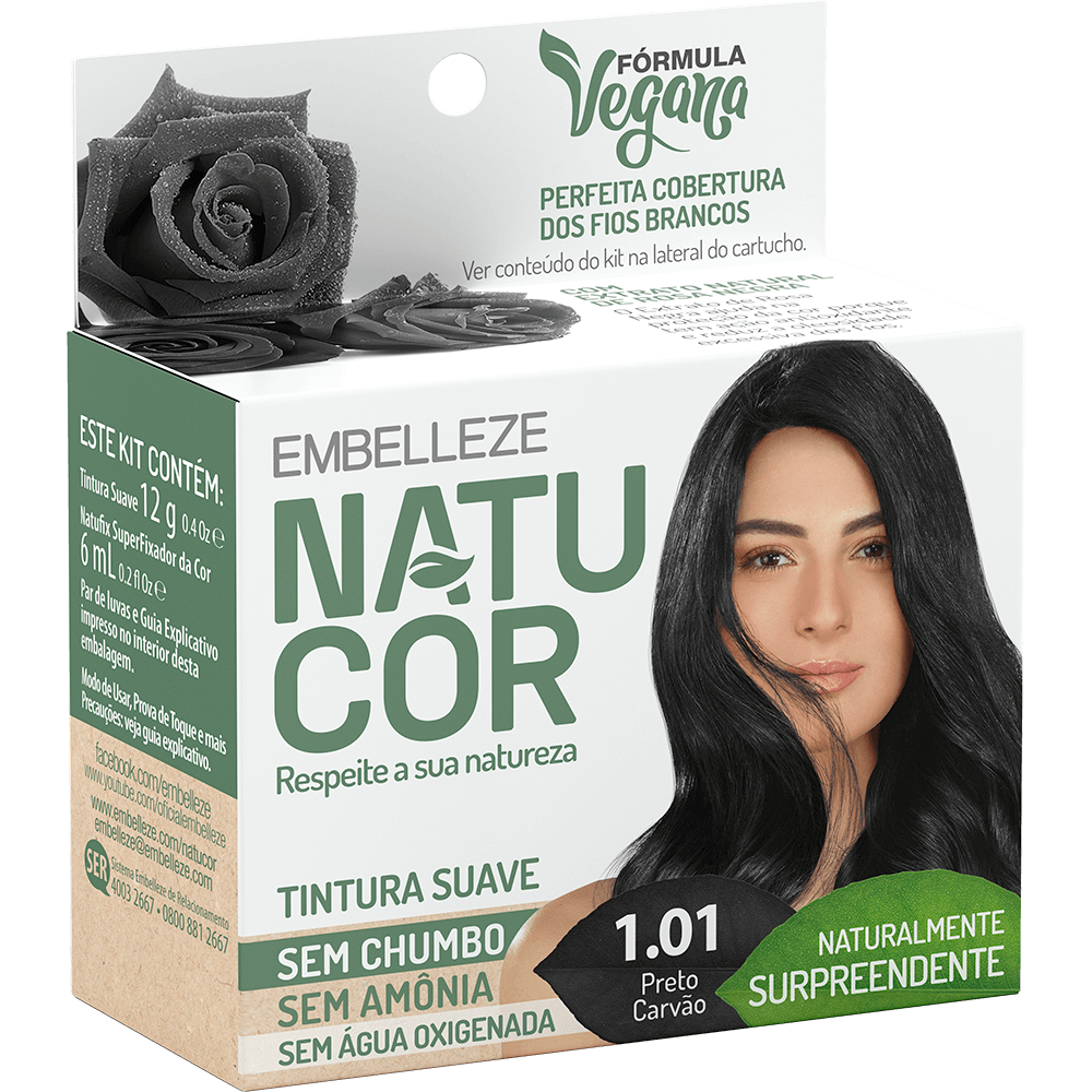 Powder Dye Natucor 1.01 - Carbon Black