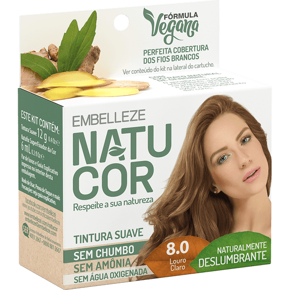 Dye Powder Natucor 8.0 - Louro Claro