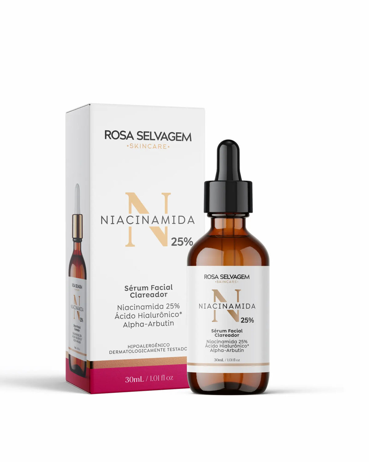 Niacinamida 25% Sérum Facial Clareador - 1un