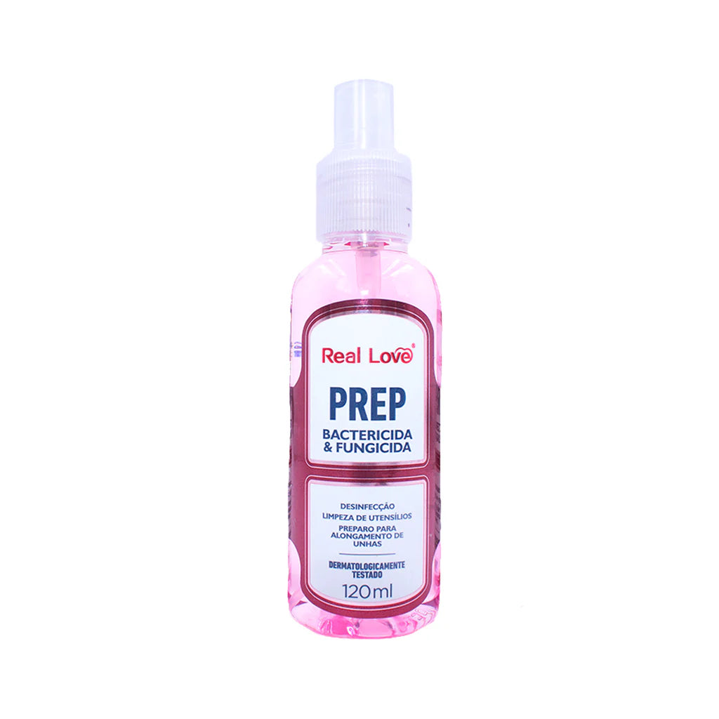 Prep Higienizador de Unhas de Gel Acrigel Alongamento - Real Love - 120ml