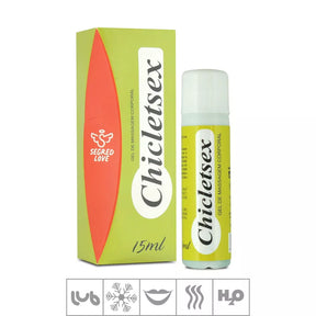 LUBRIFICANTE BEIJÁVEL CHICLETSEX 15ML (ST553) - MENTA