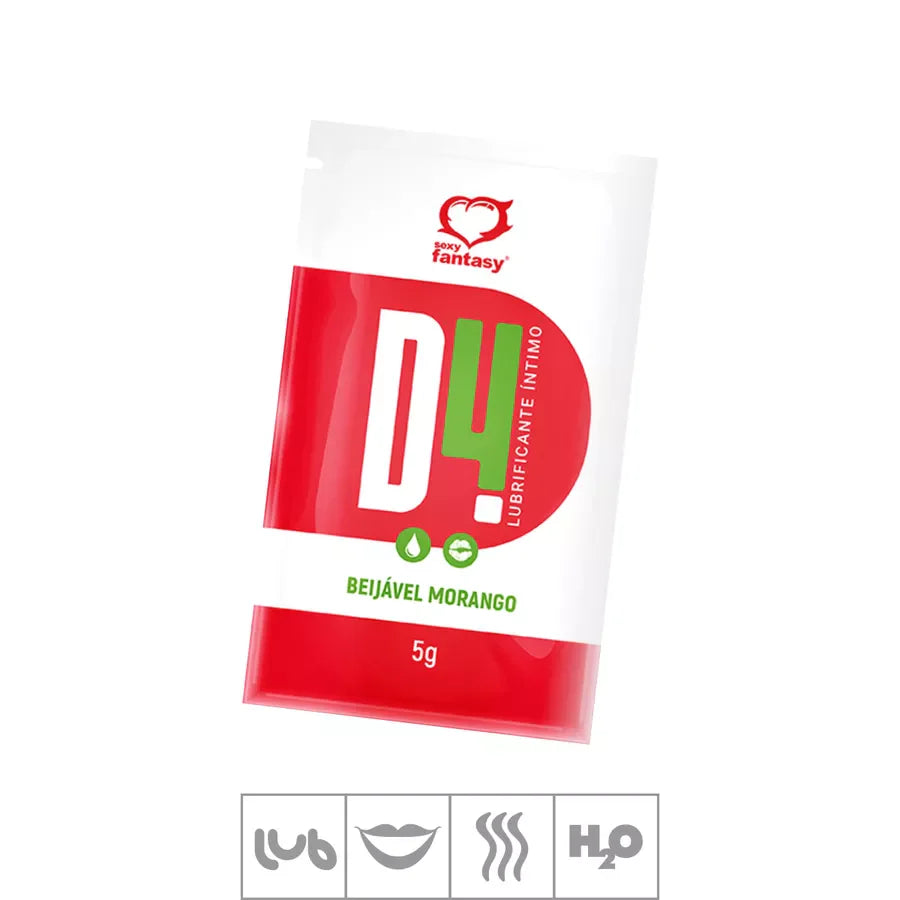 LUBRIFICANTE BEIJÁVEL D4 SACHÊ 5G - CHICLETE