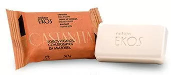 Sabonete em Barra Puro Vegetal Ekos Castanha - 1un 50g