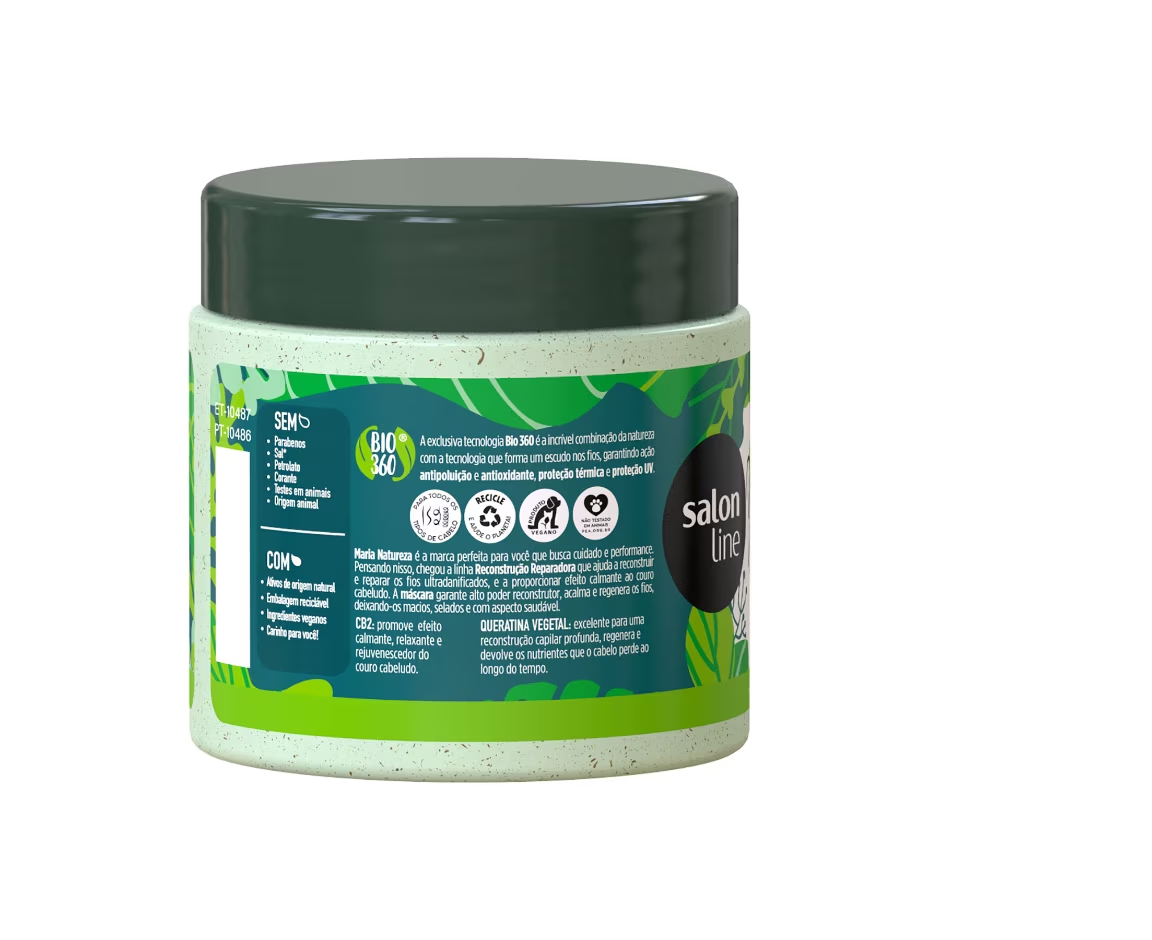 Maria Natureza Reconstruction Repair Mask Salon Line 200g - VEGAN MASK