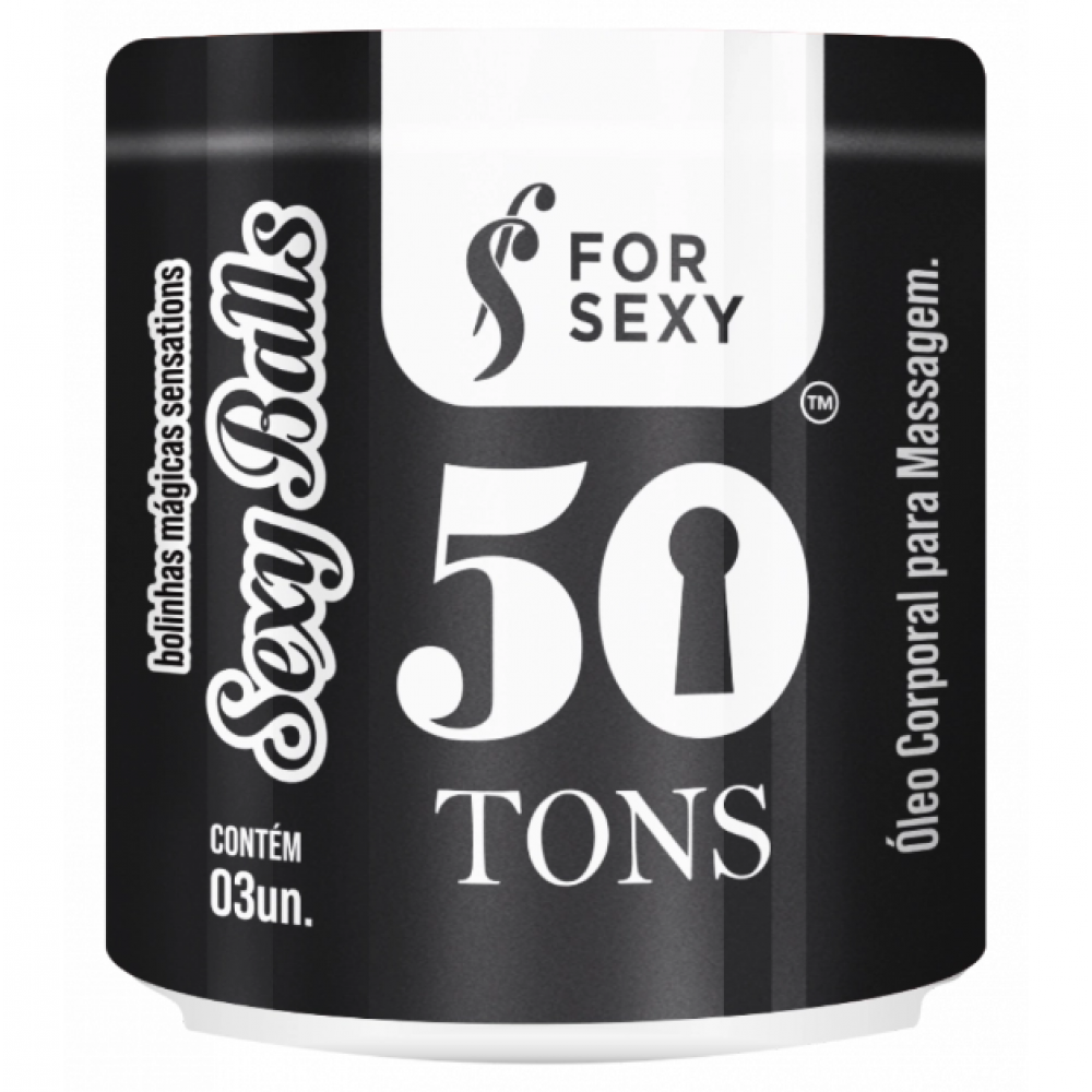 Bolinha Sexy Balls 50 Tons For Sexy – 3un