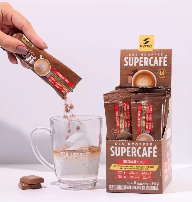 Desincoffee Supercafé Chocolate Suíço - 14 sticks